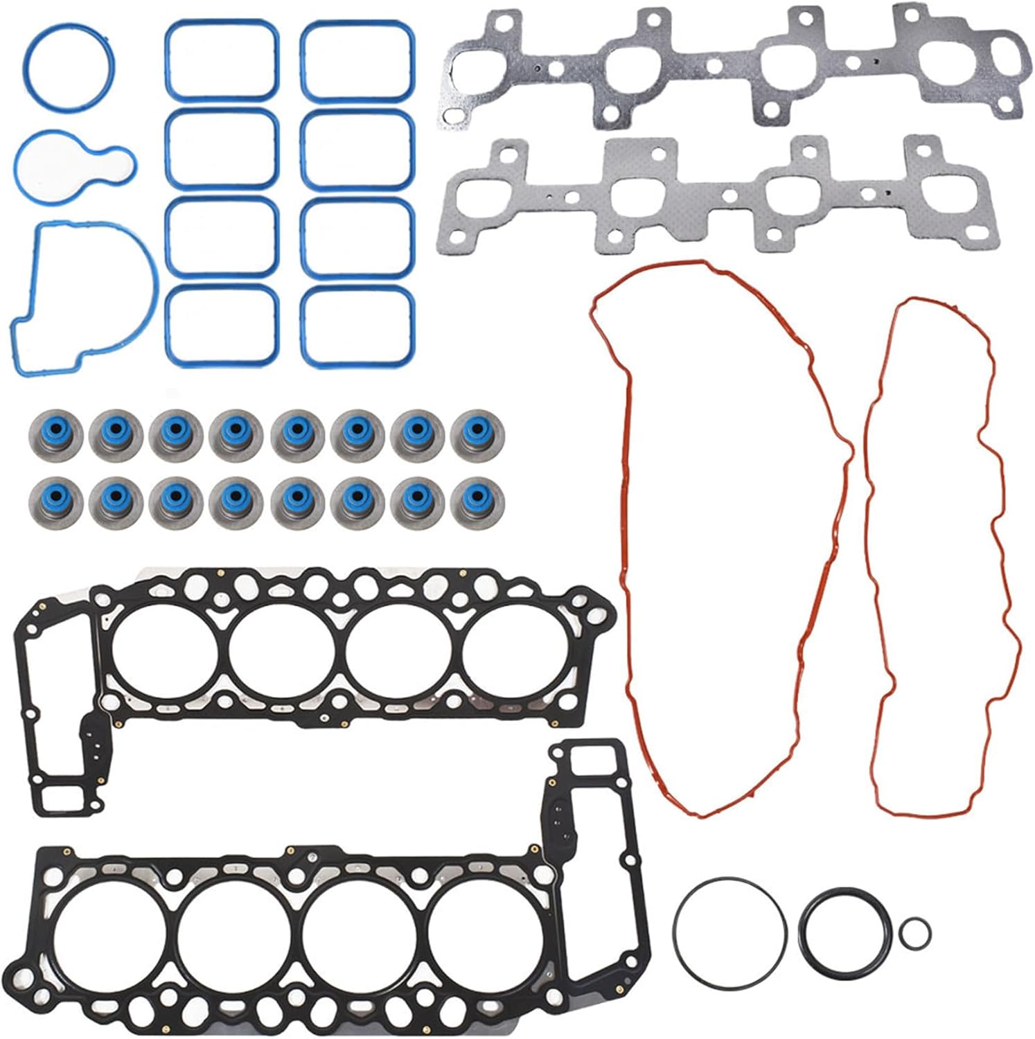 HGS1101 MLS Cylinder Head Gasket Set Replacement for 2004-2007 R-am 1500 Durango Gr-and Che-Rokee 4.7L SOHC 16v Head Gasket Kit