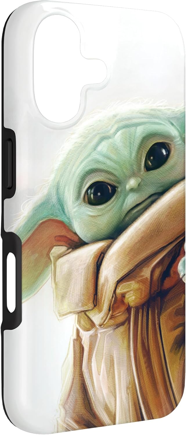 Star Wars The Mandalorian Grogu White Case for iPhone 17