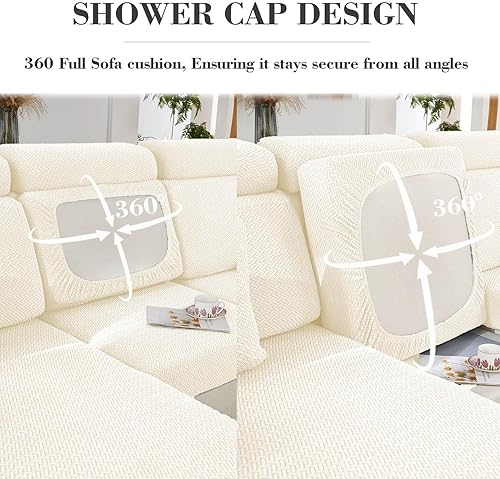 Miniatura 5 de Soothing Home Sofa Covers, Sofa Hero Covers for Couch, Couch Cushion Covers, Sofa Covers Washable Sectional Couchs Covers Stretch Slipcovers for