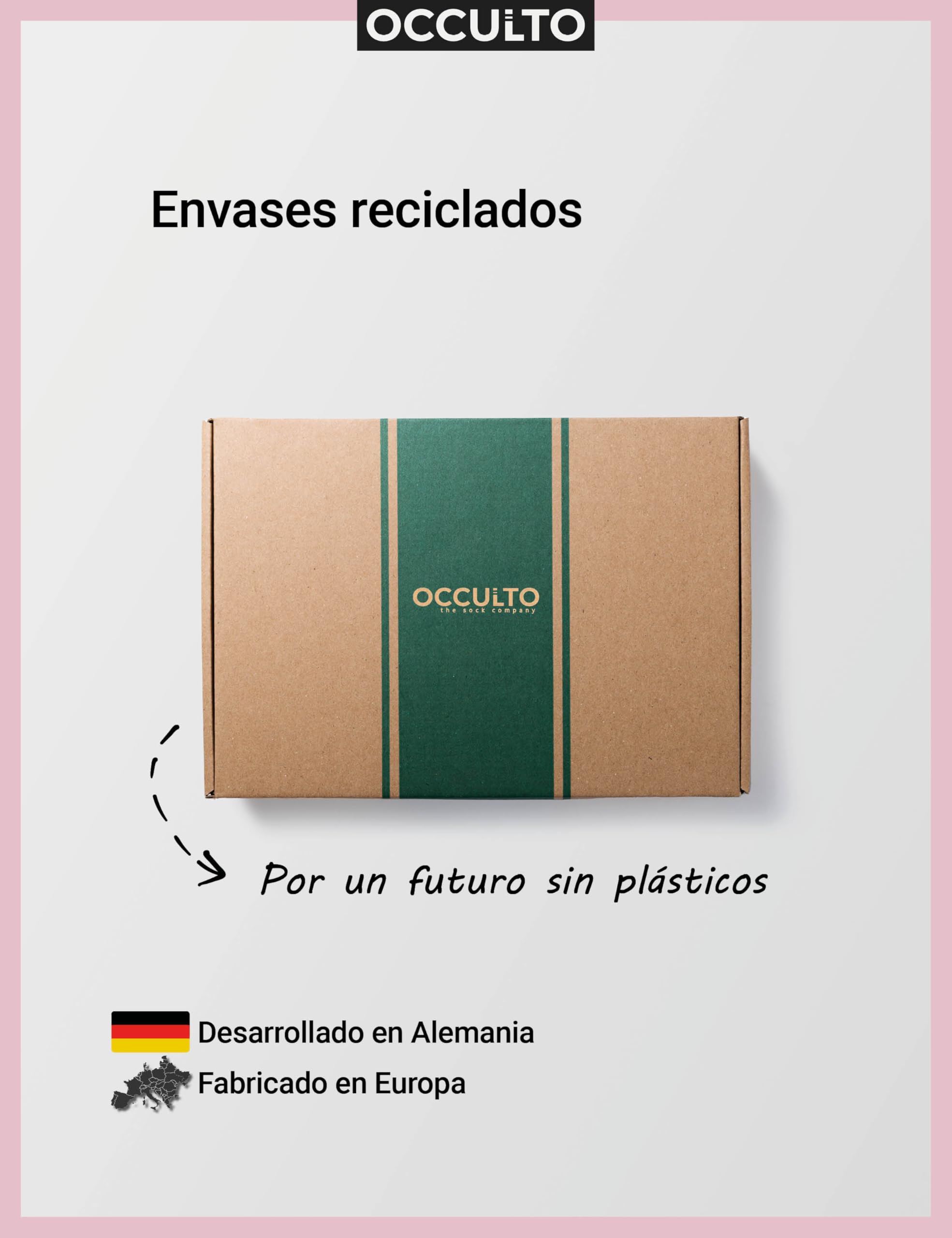 Occulto Calcetines de Esquí de Compresion para Mujer & Hombre 2 pares (modelo: Taylor)