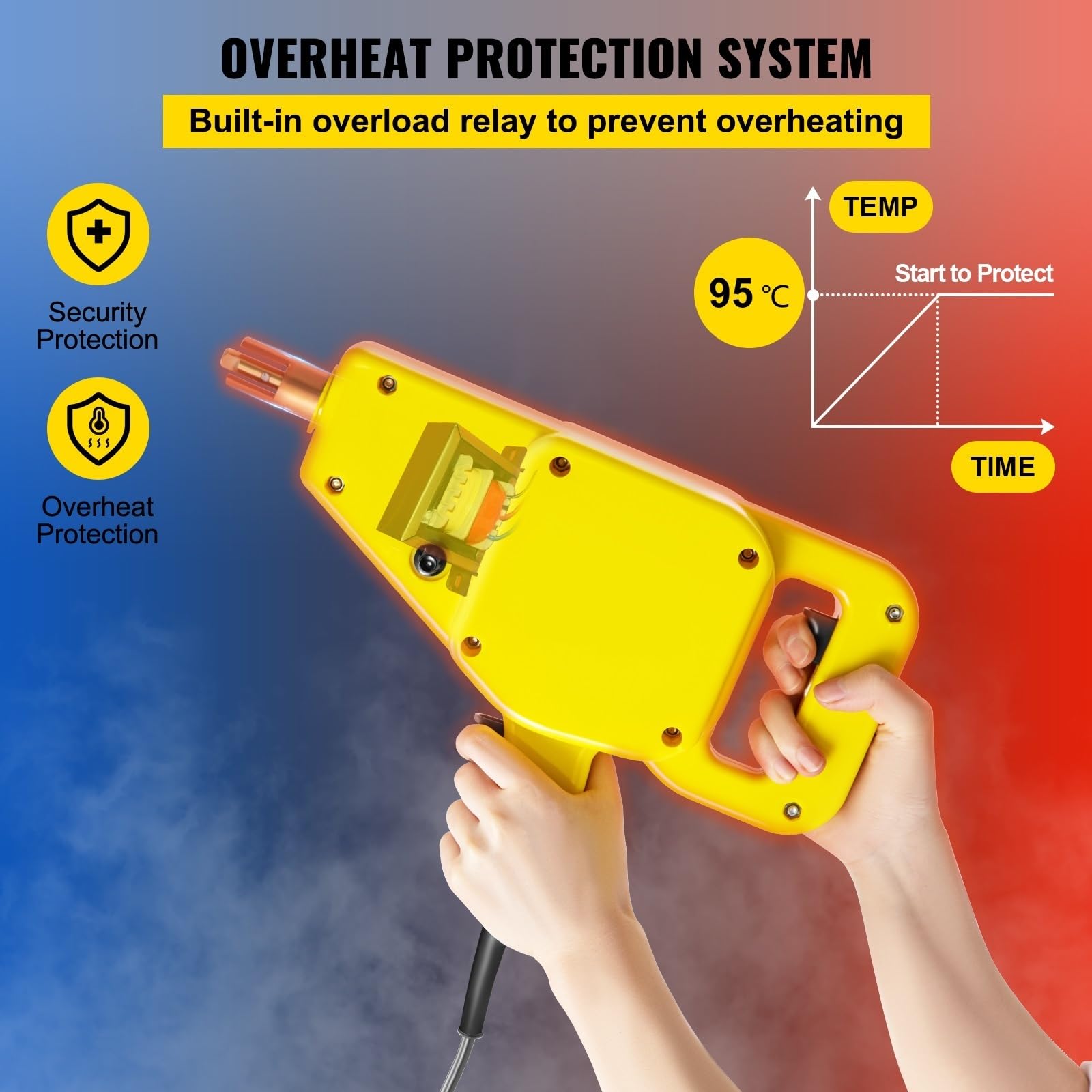 Kit de Herramientas de Soldador de Pernos 800VA Soldador por Puntos Juegos de Extractor de abolladuras 1600A máquina de reparación de carrocería de Coche portátil for reparación de carrocería