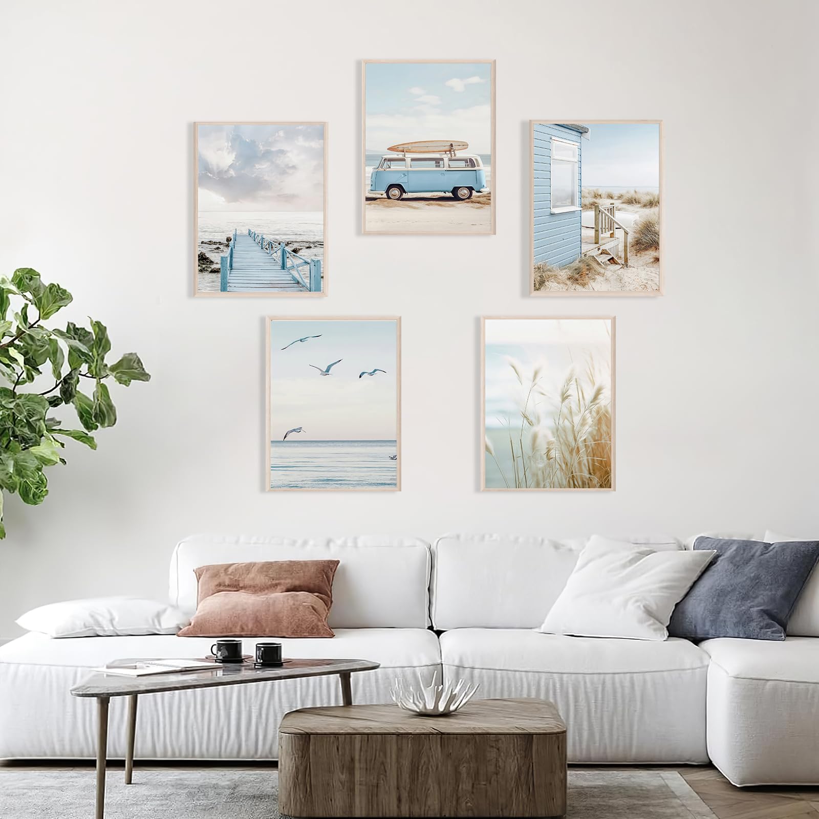 ZHGYGBN Retro Wall Art Gothic Home Decor Wall Art Victorian Painting Vintage Castle Oil Painting Vampire Castle Art for Home Living Room Bedroom Wall Decor (UnFramed, 12 X 16 Inch) Dark Academia Art: Beach Vibe Collection 8X10inchx5pcs