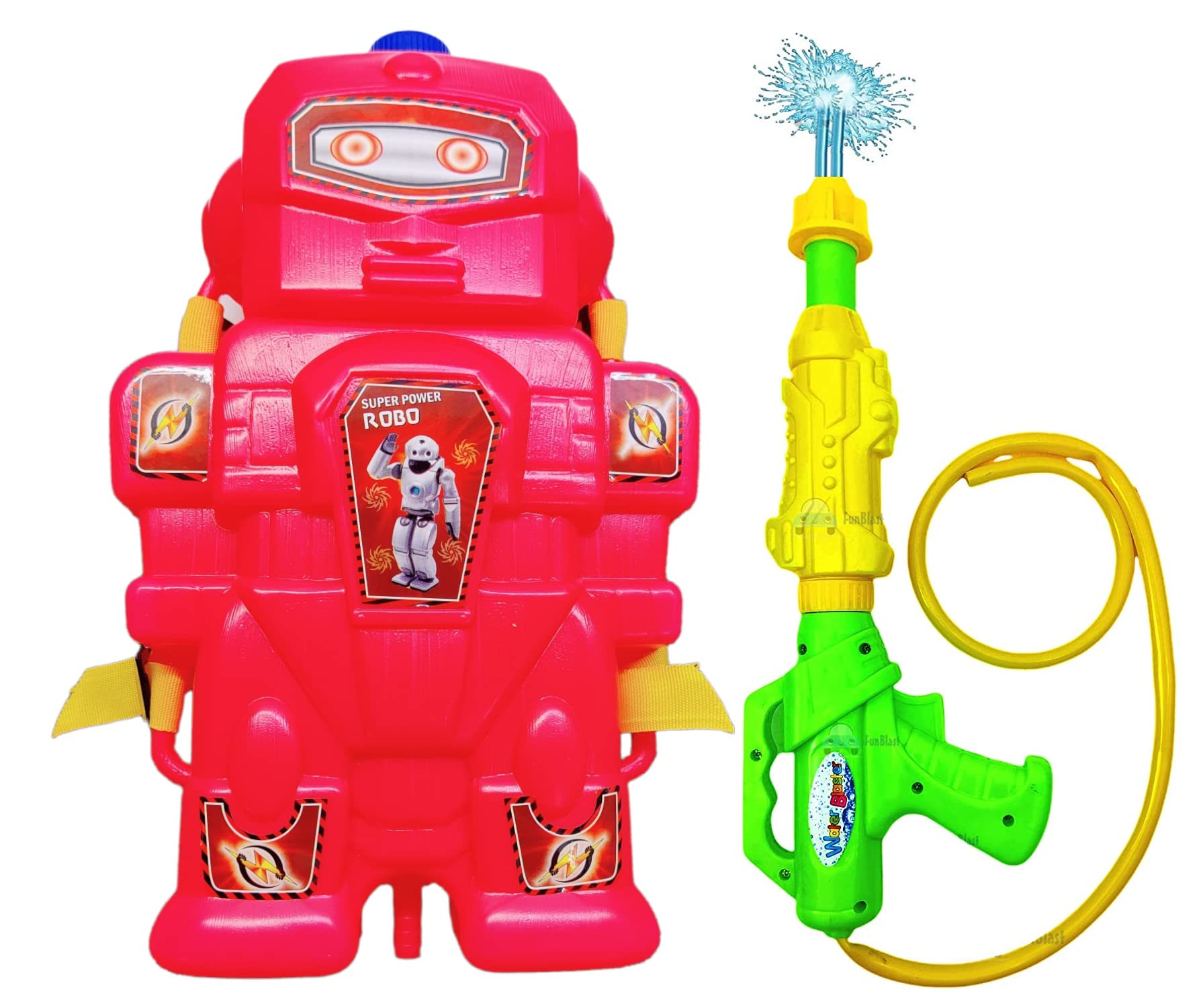 FunBlast Holi Pichkari High Pressure Water Gun Toy for Kids with Tank Water, Pichkari Water Gun, Pichkari for Kids, Holi Gun, Tank Capacity – 3 L, Made in India Pichkari Toys, Best Gift (Red) (B0BVFRP6Q7) Amazon Price History, Amazon Price Tracker