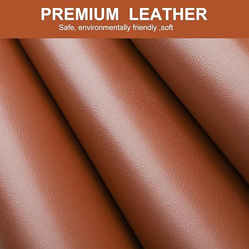 Miniatura 13 de Parche de reparación de cuero, cinta de reparación de cuero autoadhesiva de 17 x 60 pulgadas, parches de cuero grandes para sofás, muebles, asientos