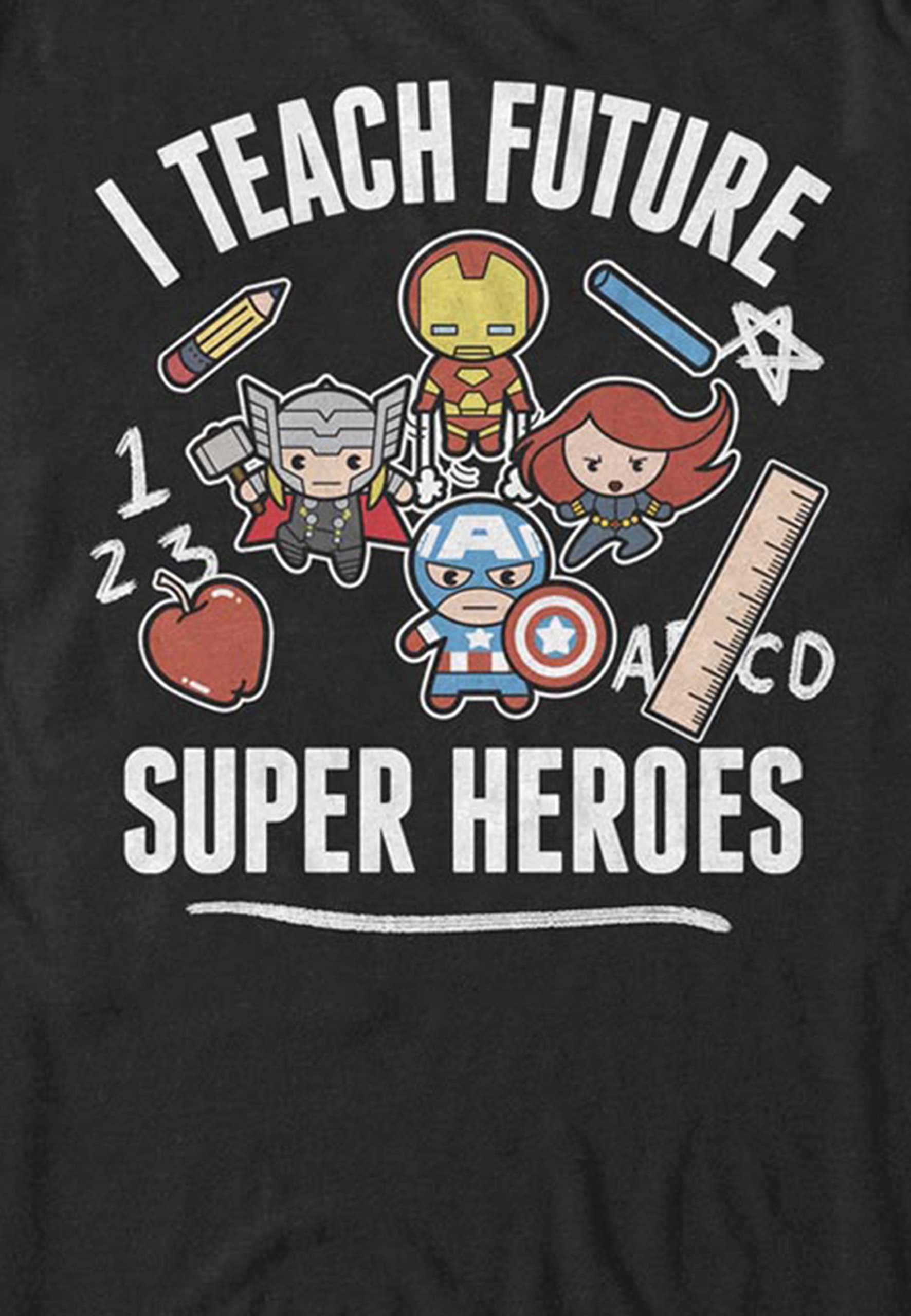 Marvel Teach Future Supers Camiseta Hombre