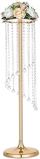 Centrotavola da matrimonio alto, portacandele, candeliere, portafiori in piombo, decorazioni per la casa di nozze decorazioni per feste per soggiorno (Oro, 90cm)