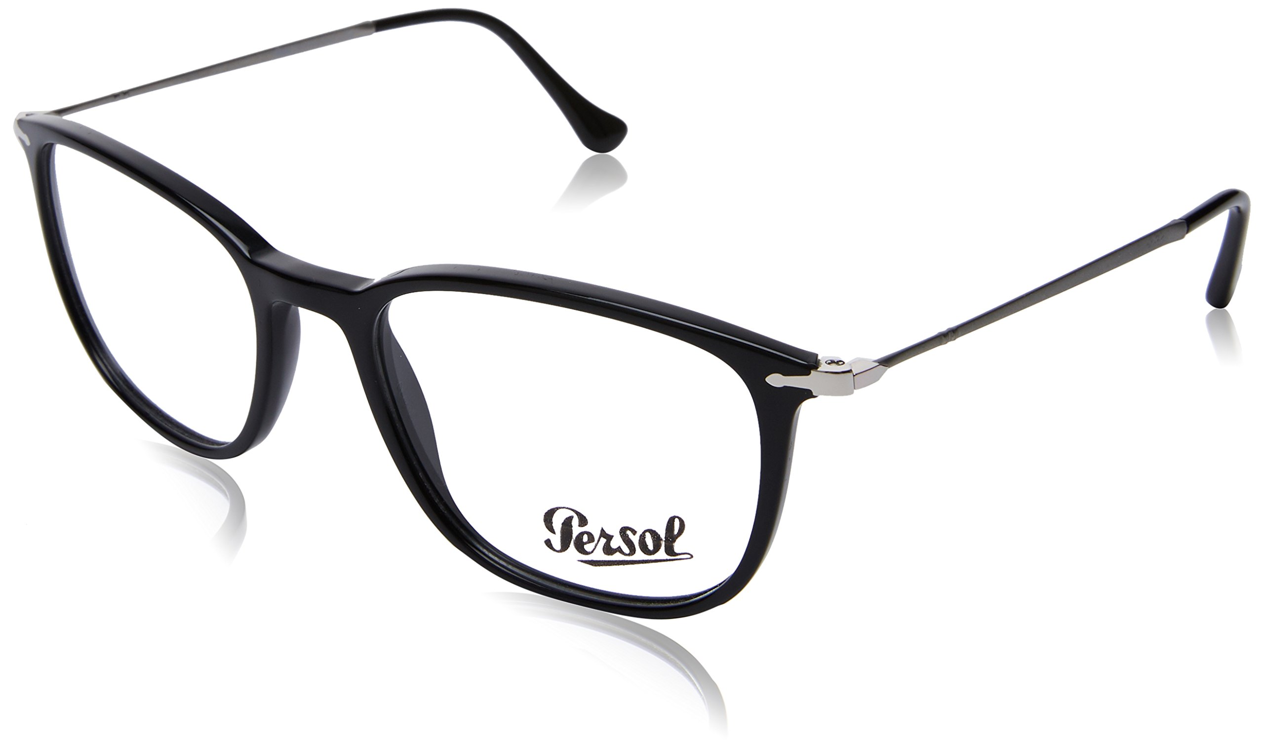Persol PO3146V Eyeglass Frames 95-53 - Black PO3146V-95-53 at Amazon Men’s  Clothing store