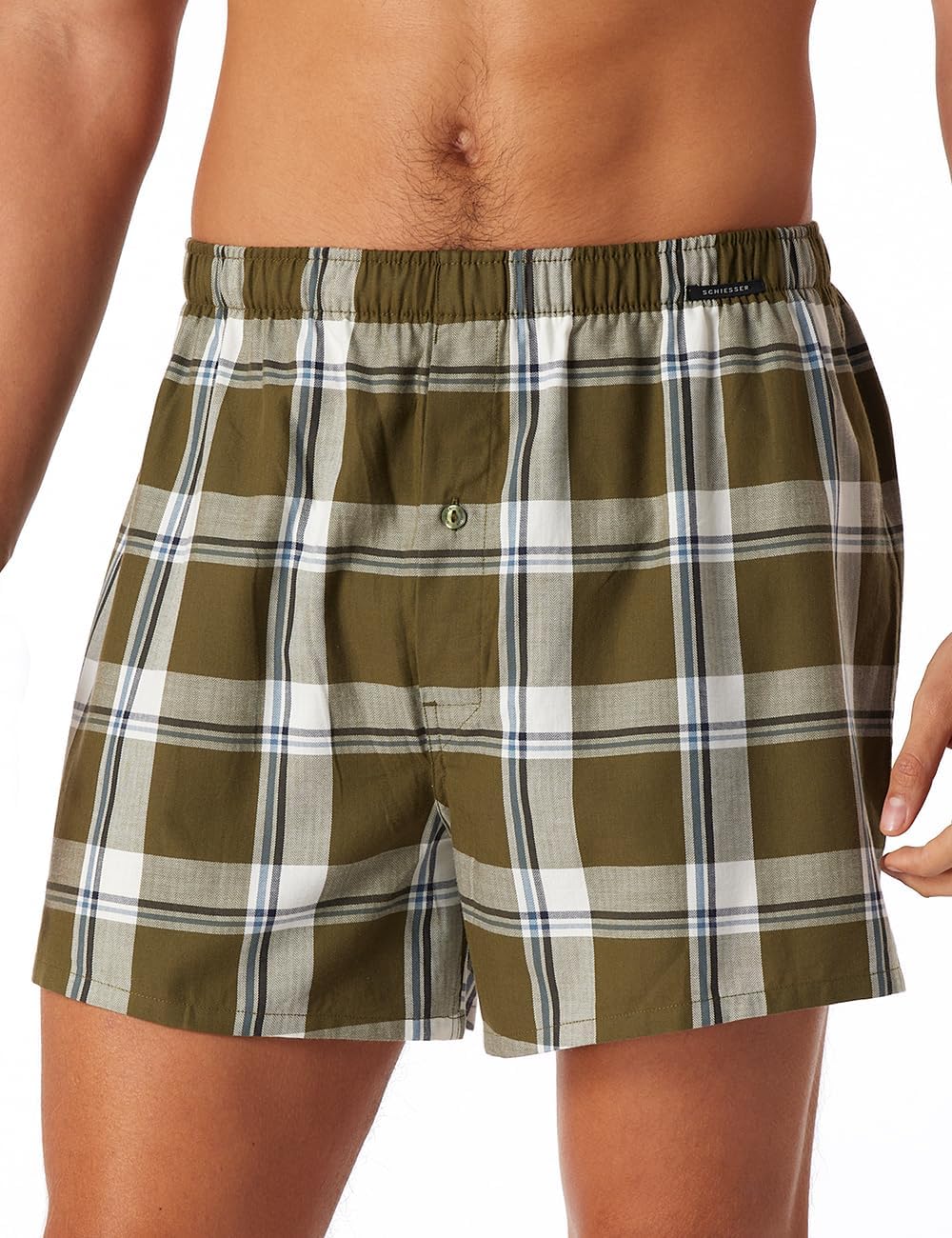 Bóxer Schiesser Para Hombre - Pack De 2 Unidades, Algodón Cómodo, Corte Clásico