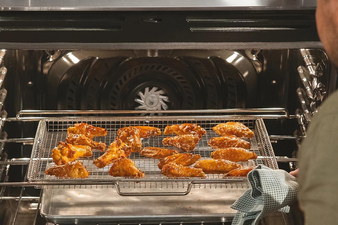 Frigidaire Gallery 30 in. 6.2 cu.ft. 5 Burner Element Slide-in Electric Range w/Total Convection & Air Fry, SmudgeProof Stainless GCFE3060BF