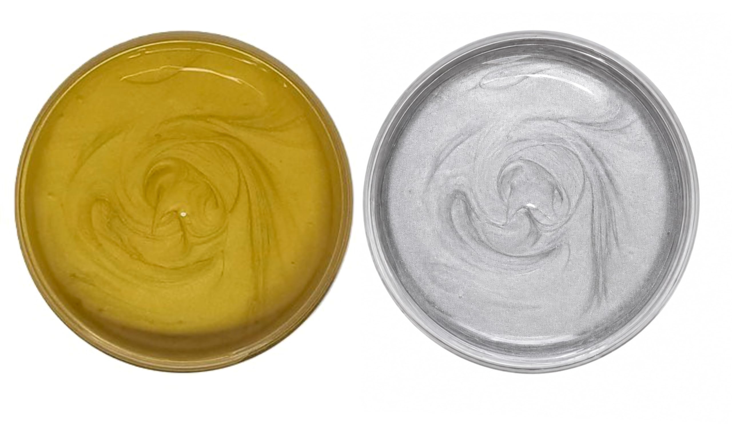 Tintas opacas a base de agua para serigrafía (juego dorado y plateado, 300 g)