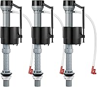 Saillong 3-Pack Universal Toilet Fill Valve Replacement Kit - Height Adjustable 8-13", Leak-Proof, Easy DIY Install for Most US Toilets