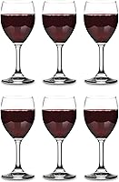 Vista 8 de Vikko Copas de vino de 8.5 onzas, juego de 12 copas de vino pequeñas, para vino tinto y blanco con tallo, vidrio transparente para vino, vidrio