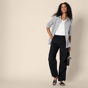 Amazon.com: Amazon Essentials Women's Mid-Rise Baggy Loose-Fit