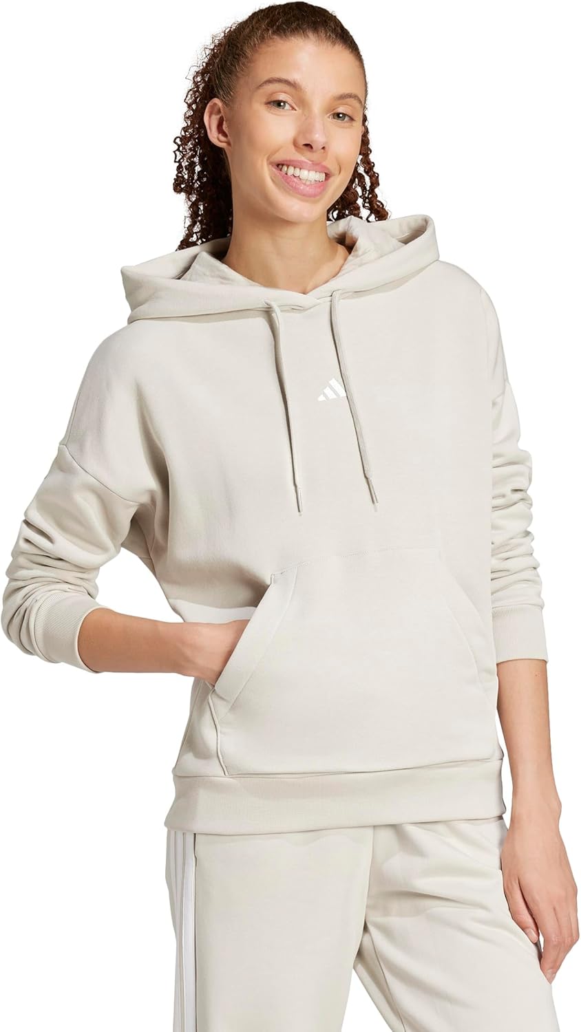 adidas womens Essentials Small Logo Feel Cozy Hoodie - Image 4
