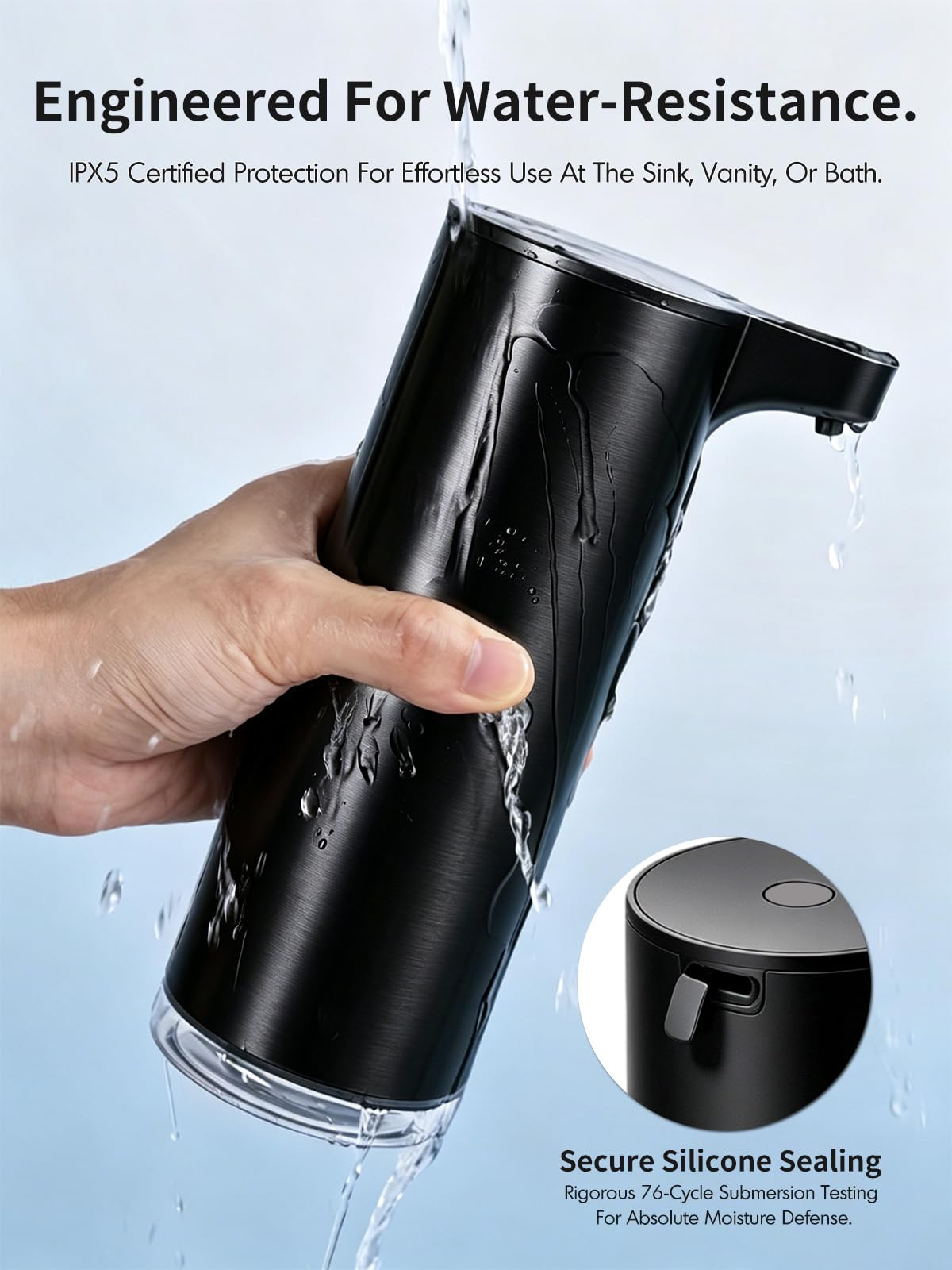 Automatischer Seifenspender Touchless Foaming: Edelstahl Free Touch