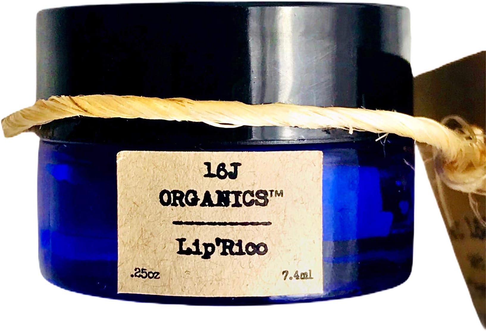 16J Organics Lip Balm- Lip’Rico- Organic 100% Natural - Treat Your Lips Day & Night With All Food Grade Ingredients