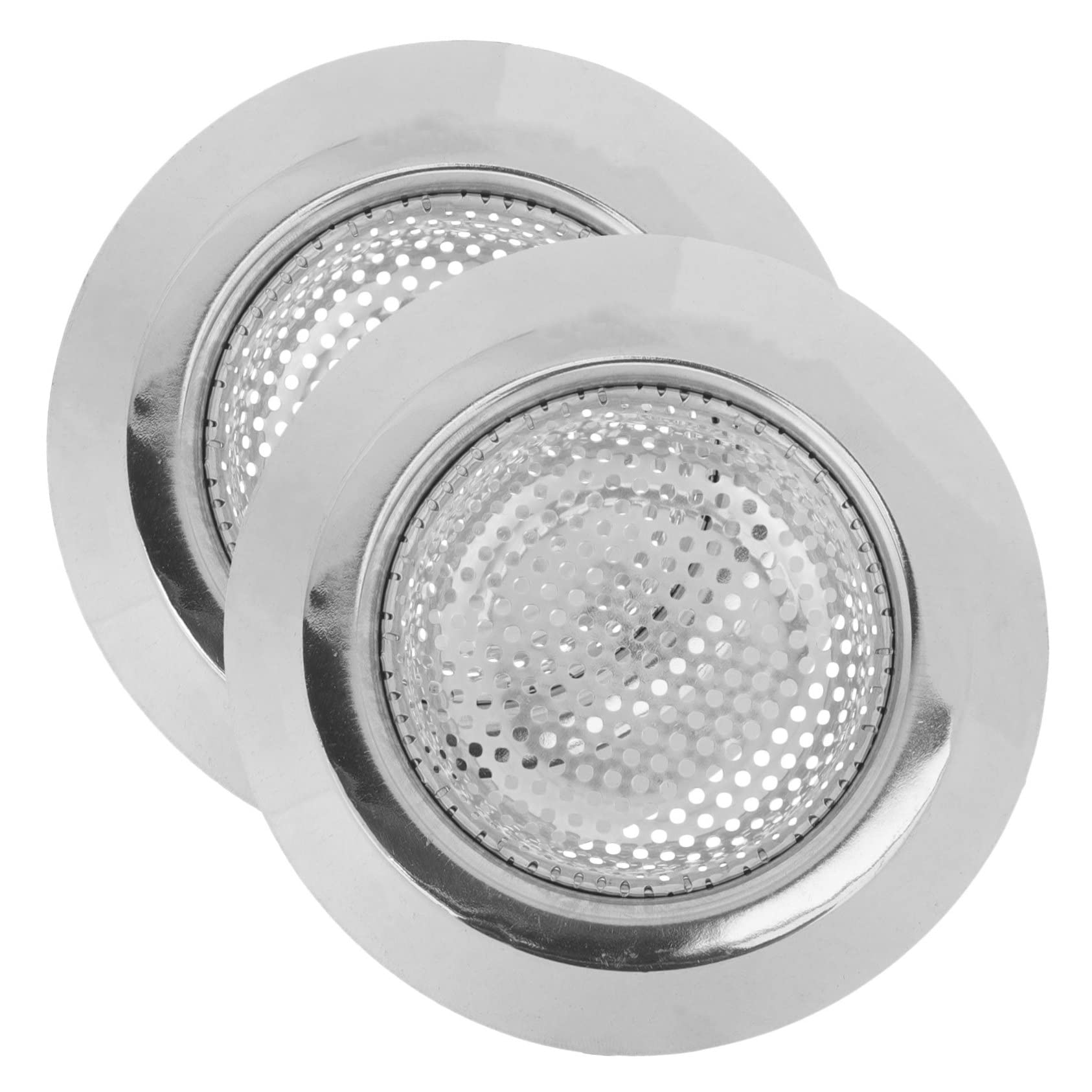 Uonlytech 8piezas Colador Drenaje Inoxidable para Fregadero De Cocina De Filtro De Pelo y Residuos para Baño y Ducha