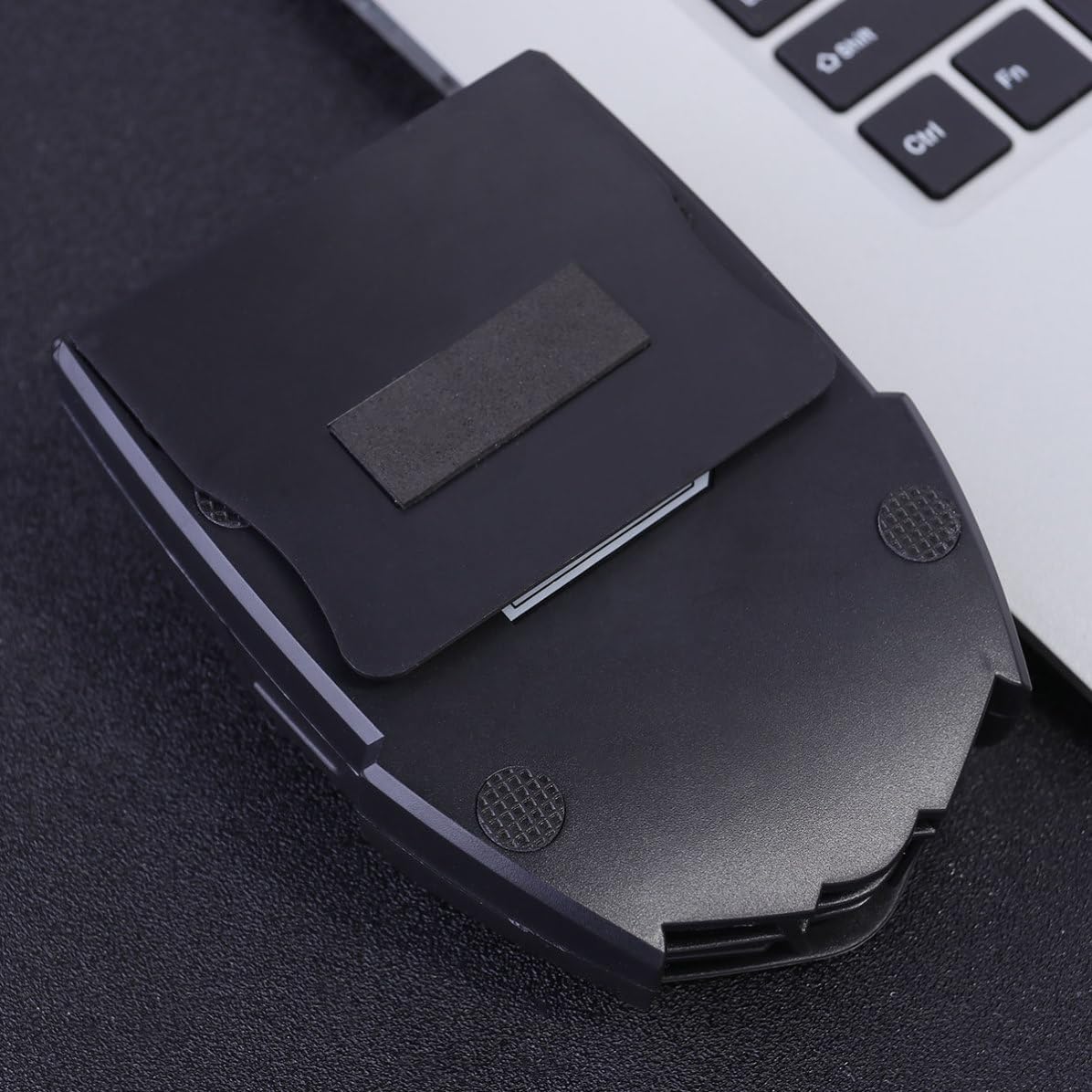 Toyvian Black USB Laptop Radiator Cooler with Quiet Operation and Great Performance, Plastic Computer Accessory with Unique Style for Efficient Laptop Cooling