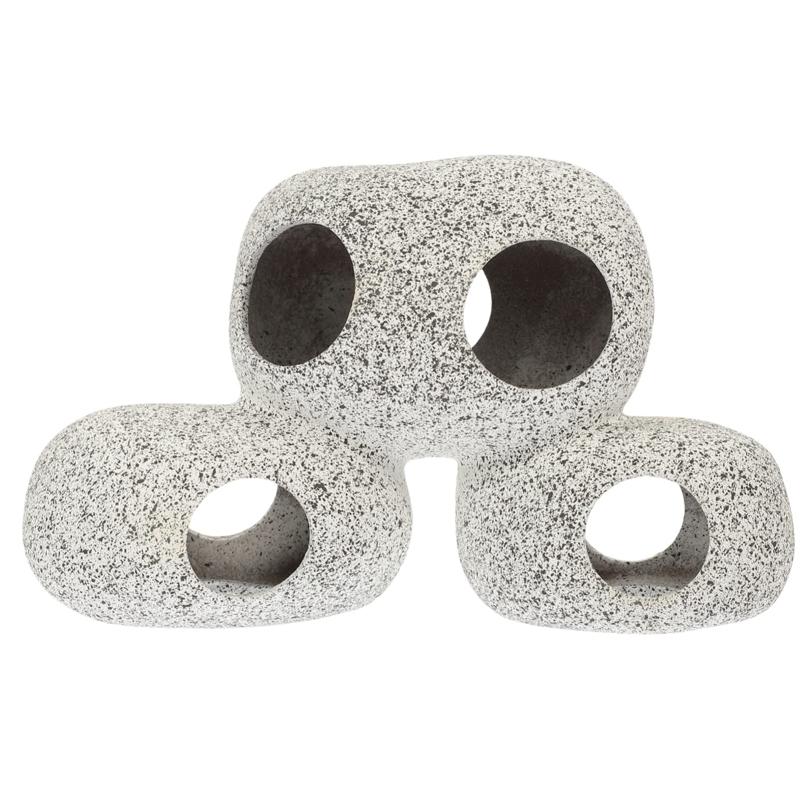 Yardwe Cueva para Peces De Cerámica De Artesanía Fina De 4 Piezas para Decoración De Acuario Segura Y Resistente