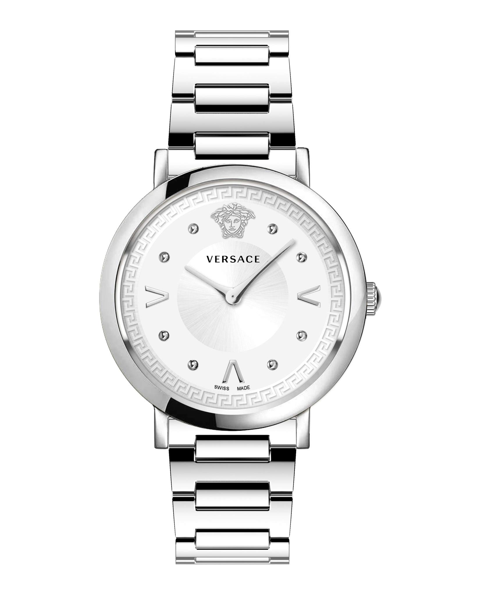 Versace Femmes Analogique Quartz Montre avec Bracelet en Acier Inoxydable VEVD004 19