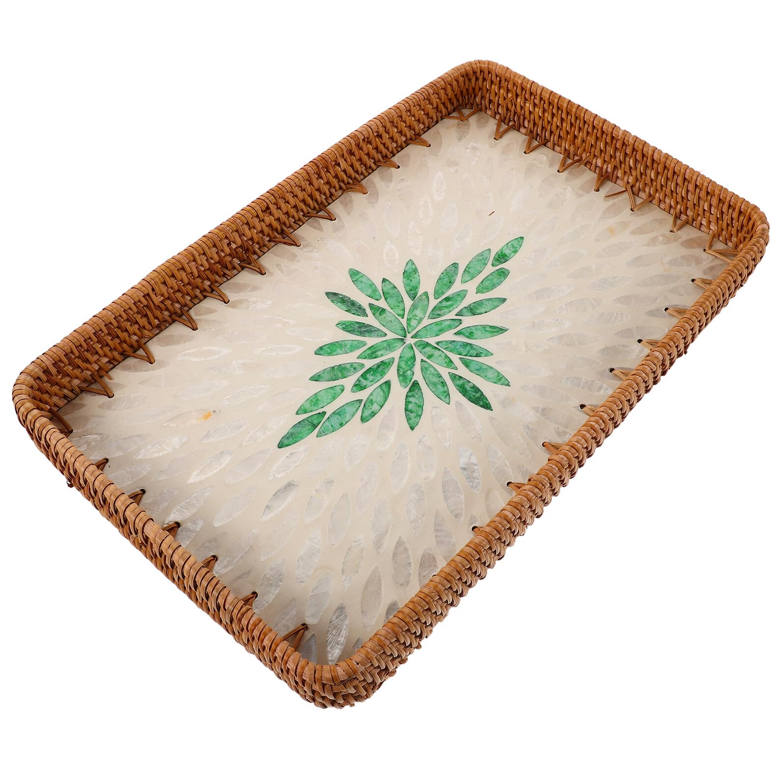 Plateau de présentation STOBAZA tressé pour réchauffer l'ambiance de votre maison