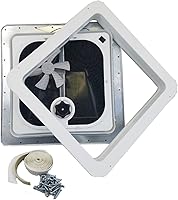 Vista 1 de Ventilación RV de techo con masilla y tornillos y ventilador de 12 voltios