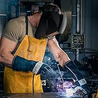 Vista 6 de TOOLIOM - Casco de soldadura con oscurecimiento automático, funciona con energía solar, con rango de sombra ajustable 4/9-13 para capucha