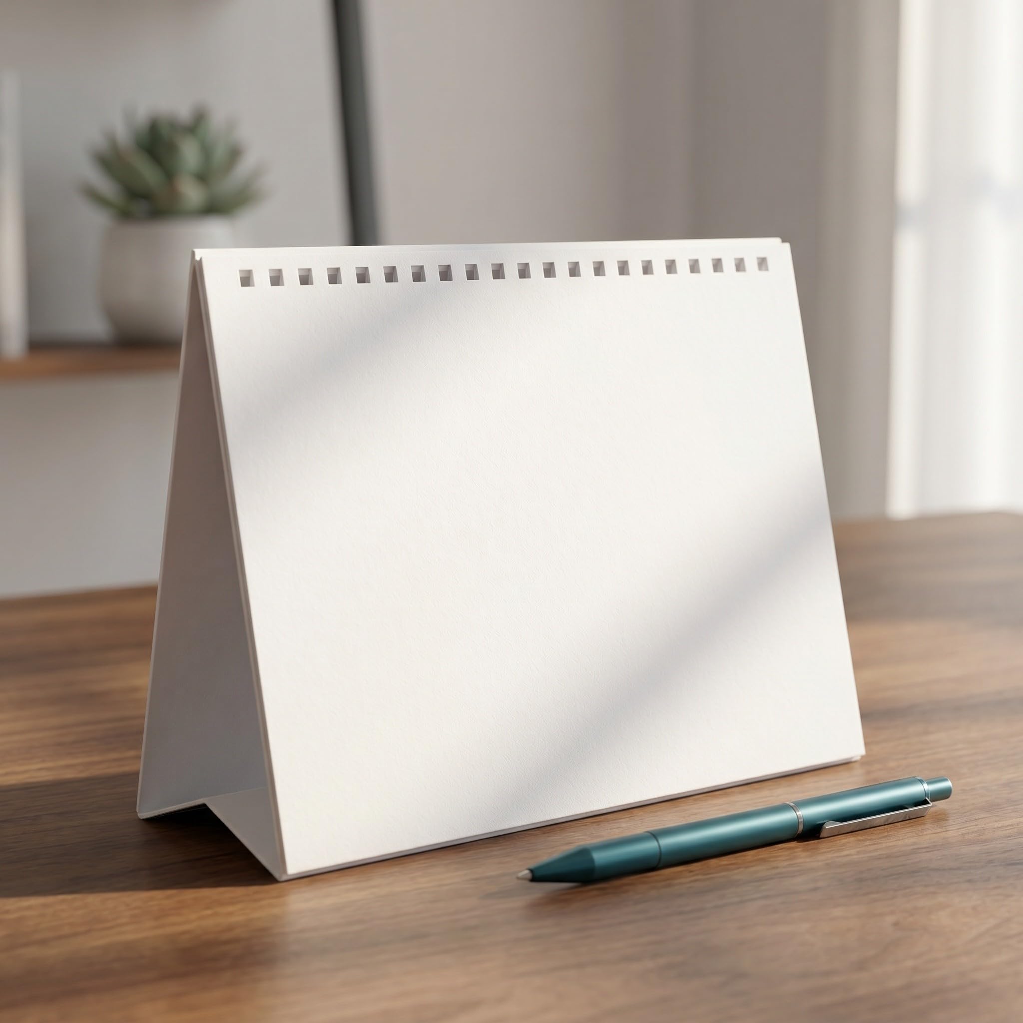 OUNONA 10 Tischkalenderständer für DIY-Projekte – 8-Zoll-Tischkalenderbasis mit Spiralbindung – Nachfüllbarer Monatsplanerständer zum Selbermachen von Planern, Weiß