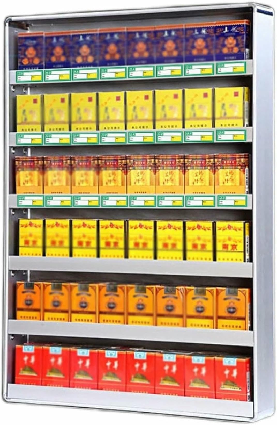 Vitrine de cigarettes haut de gamme et étagère de rangement