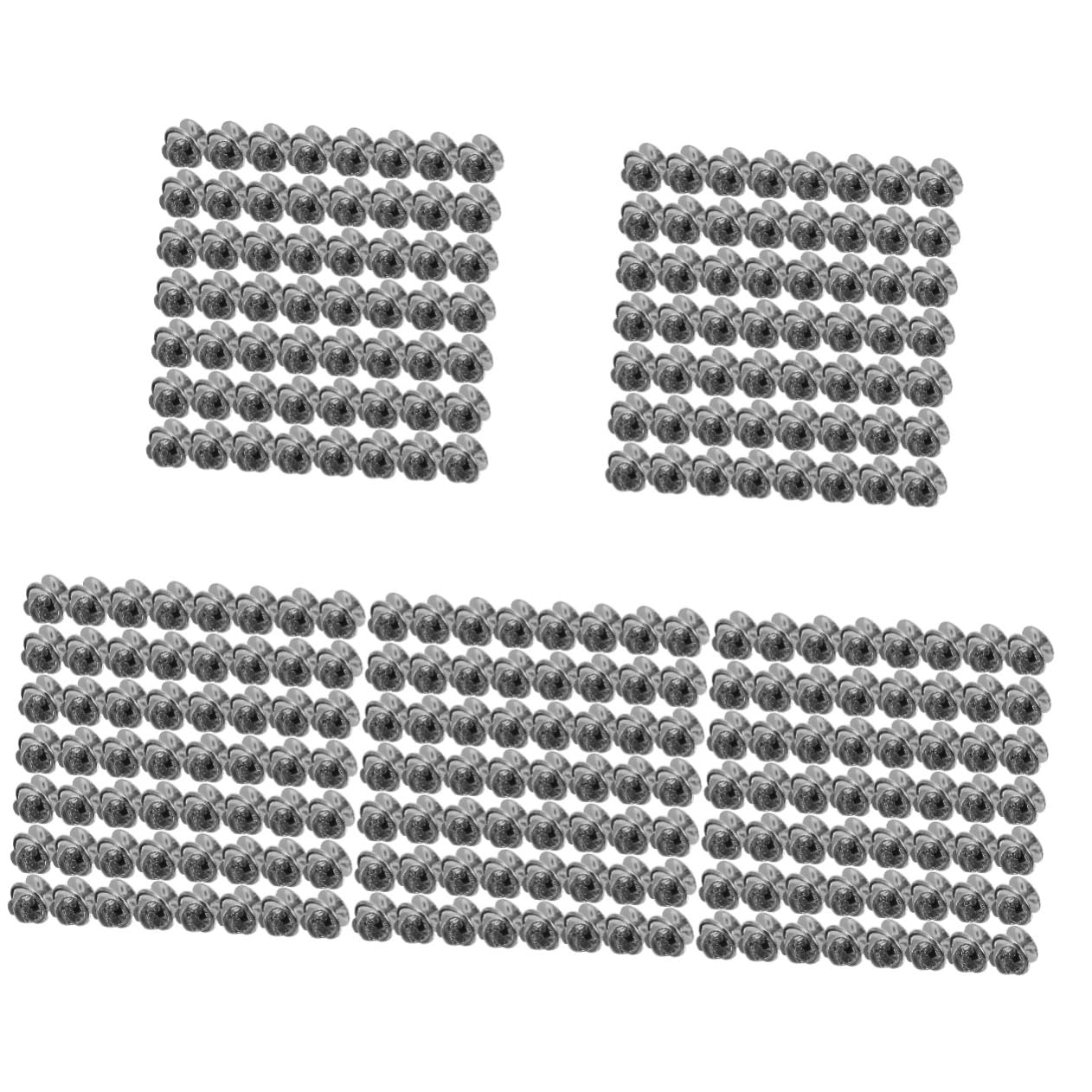 Gadpiparty 750 Juegos Brooch Clutch Pins con Base de Níquel Repuesto Seguro para Pines de Solapa Insignias y Sombreros Cierres Duraderos para Manualidades y Joyería