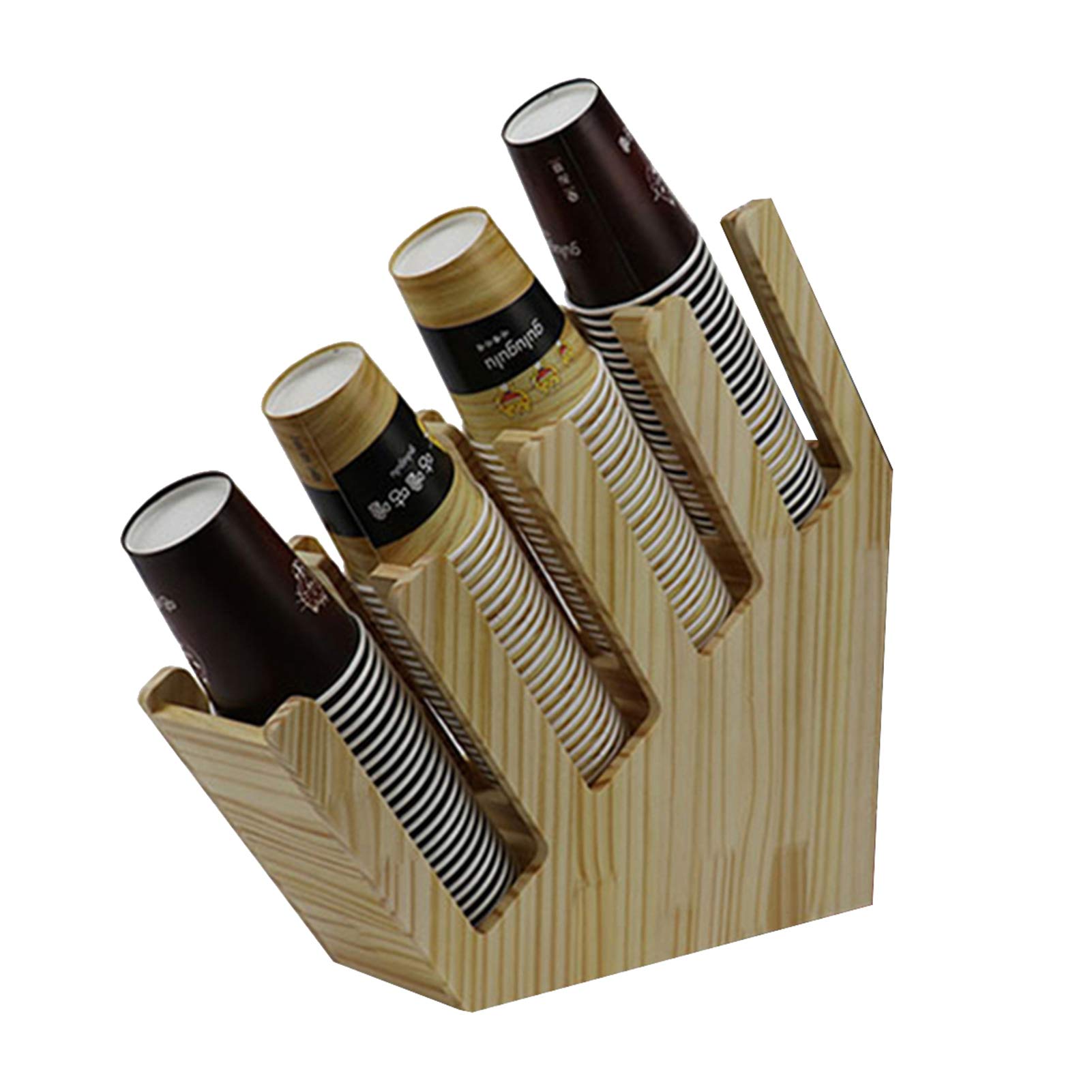 Support de gobelet de café vertical pour optimiser les petits plans de travail