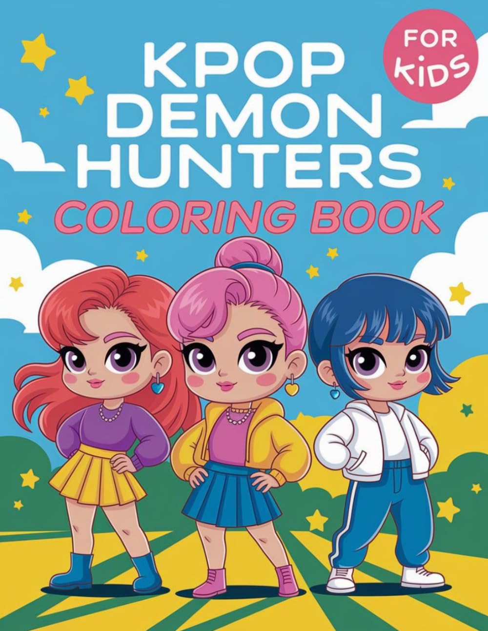 Coloring Book: JUMBO Coloring For Children, Amazing kpop colouring pages For Boys