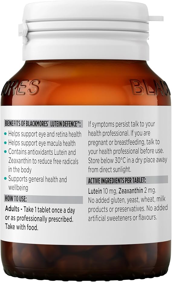 Blackmores Lutein Defence 60 Tablets