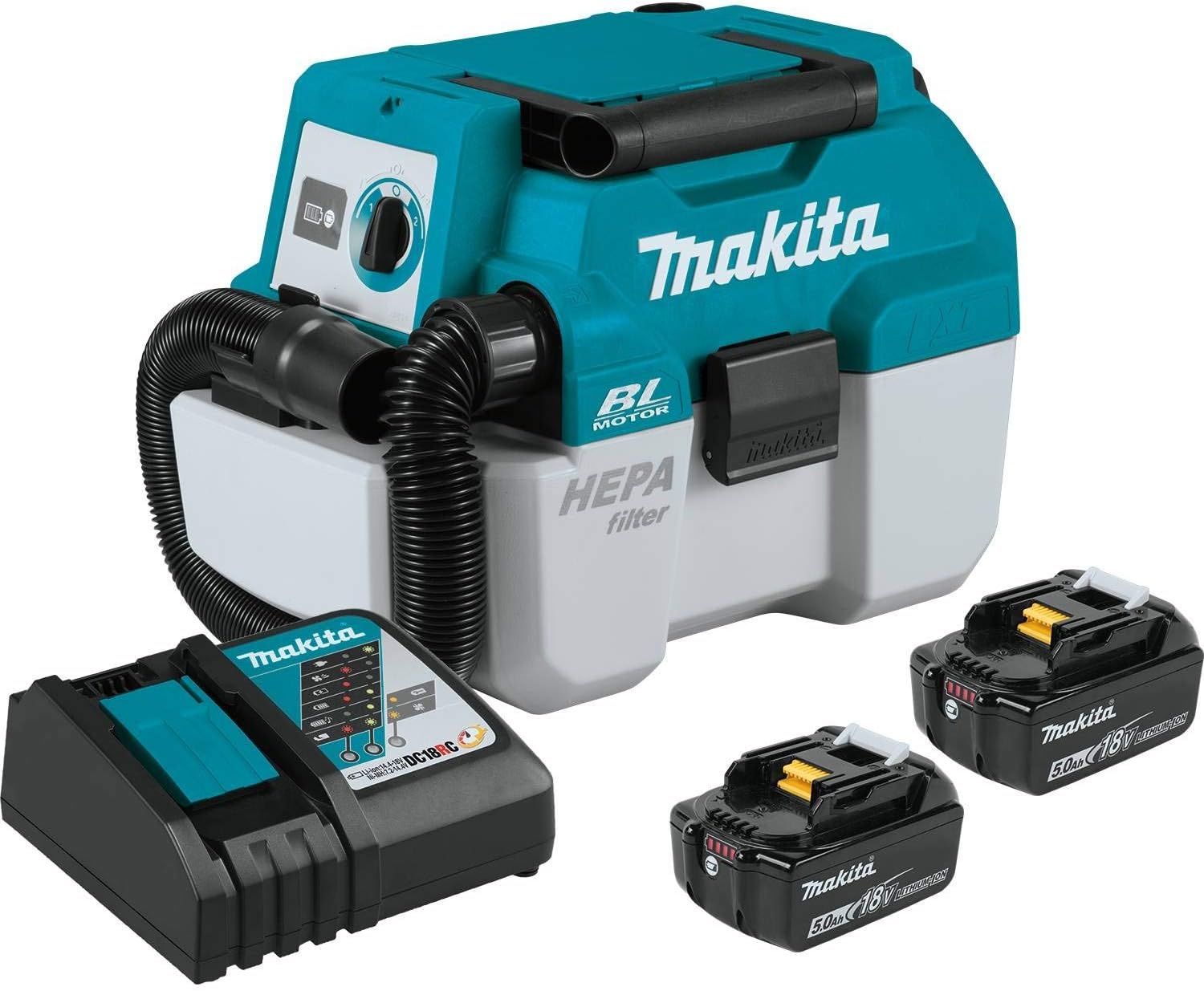 Makita XCV11Z 18V LXT LithiumIon Brushless Cordless 2 Gallon HEPA