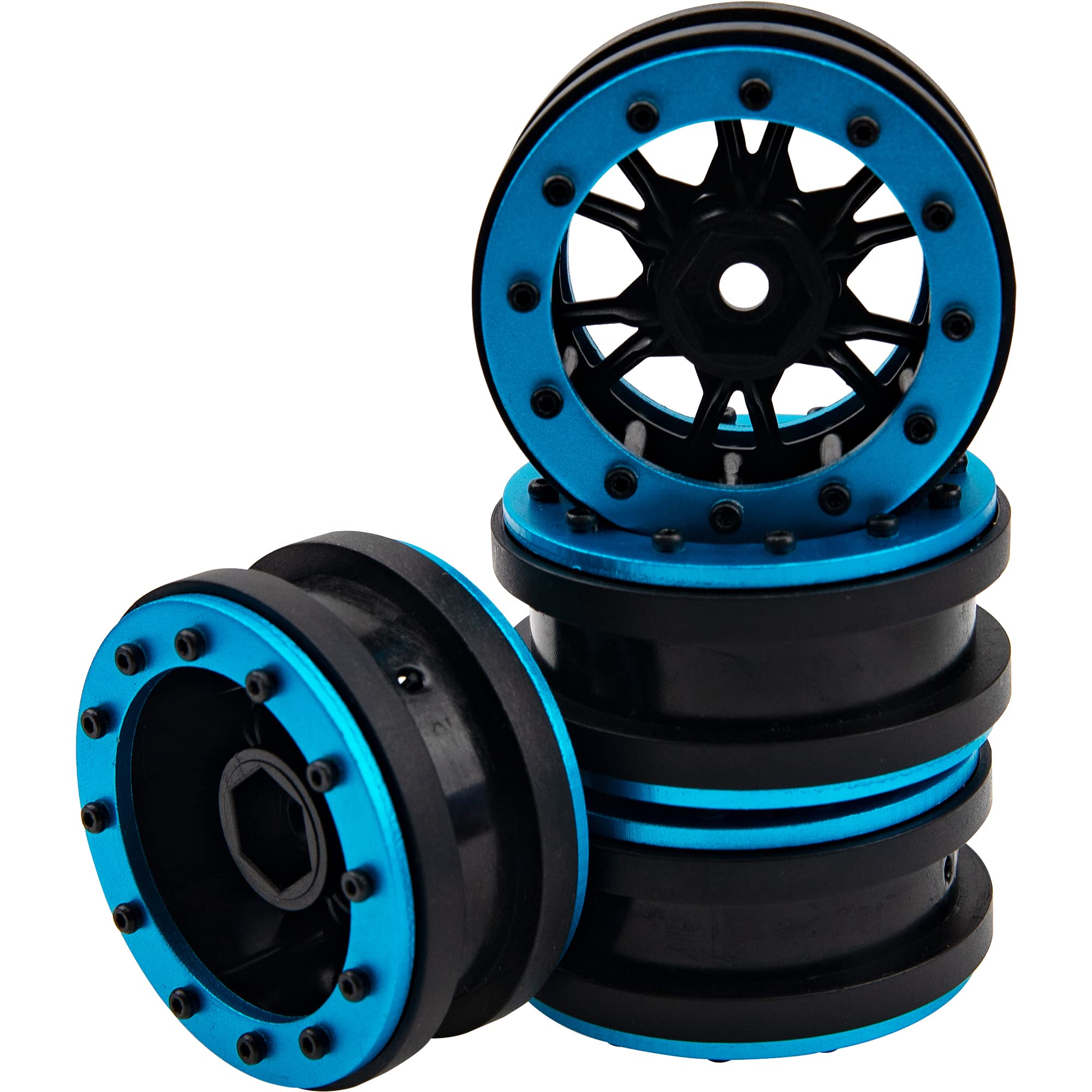 Alloy Beadlock Ring For 1.9" & 2.2" RC Wheels - Metal Replacement Part For 1/10 Scale Crawler Rims