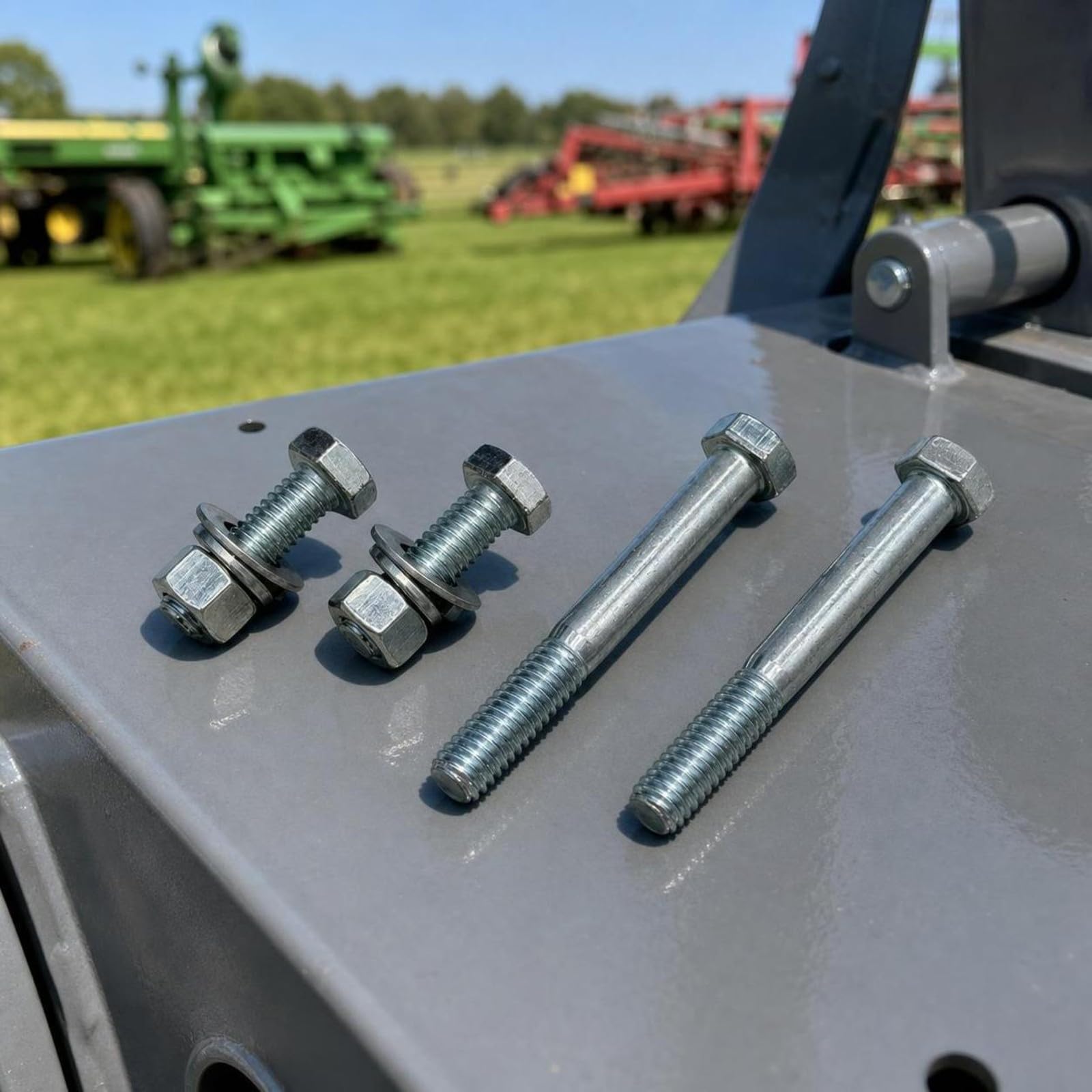 Milageto 4 Piezas Tornillos Cabeza Hexagonal | Resistente, Aranlas Planas, para Taller, Instaladores, Mecánicos