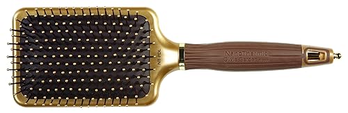 Olivia Garden Ceramic + Ion Nano Thermic Styler nt-paddle Brush
