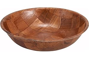 Winco WWB-18 Wooden Batea Bowl