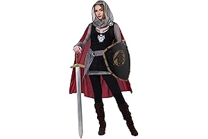 Womens Ladies Knight Cosplay Costume
