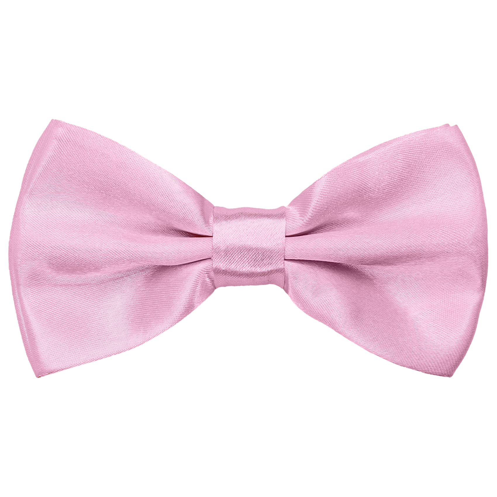Ausuaya Women's Pink Men Pre-Tied Silk Formal Tuxedo Bow Tie, Teen Boy Classic Tux Bowtie For Wedding Valentine Party Large Necktie Gbmbt3 (Pink)
