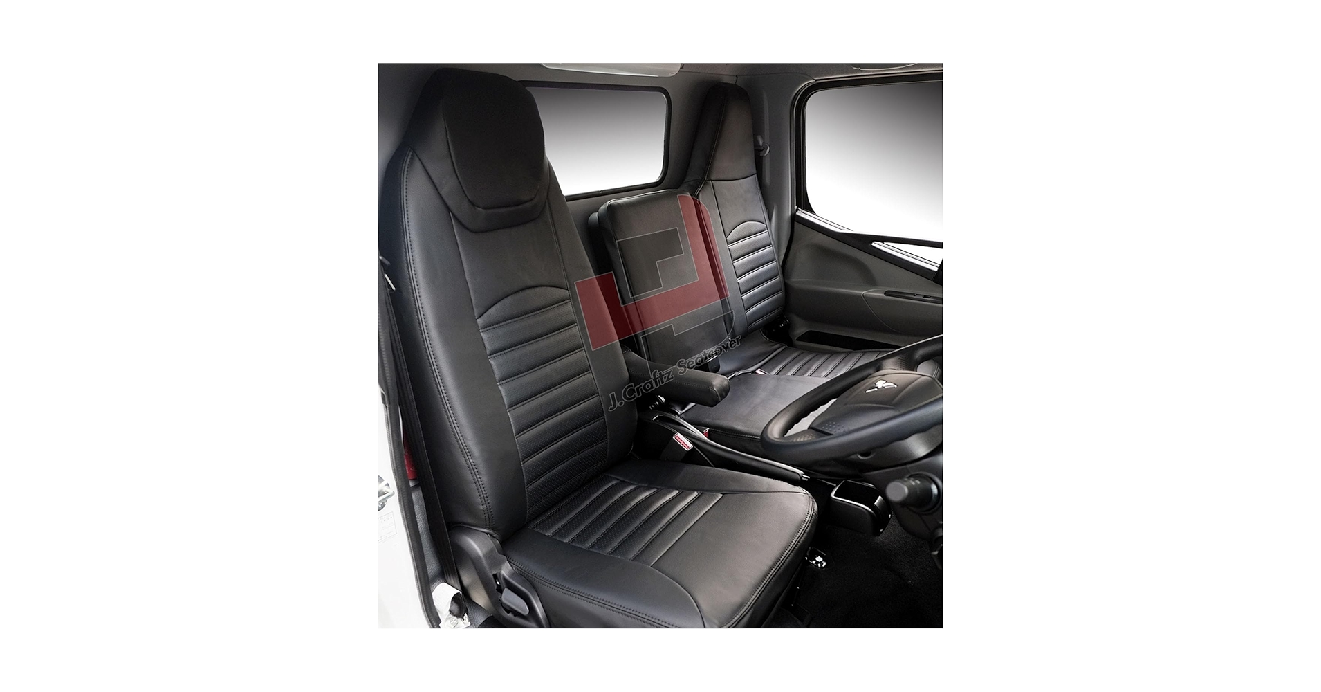 Amazon | シートカバー 07 エルフ ワイド キャブ H19.01-R5.02