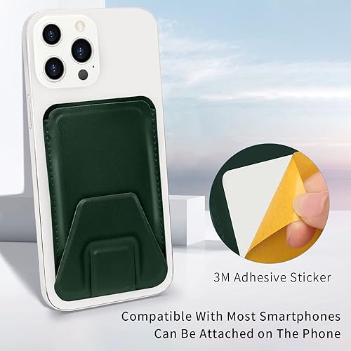 Miniatura 2 de Skycase Tarjetero para la parte posterior del teléfono, soporte para teléfono celular Billetera para teléfono, soporte para tarjetas de crédito de