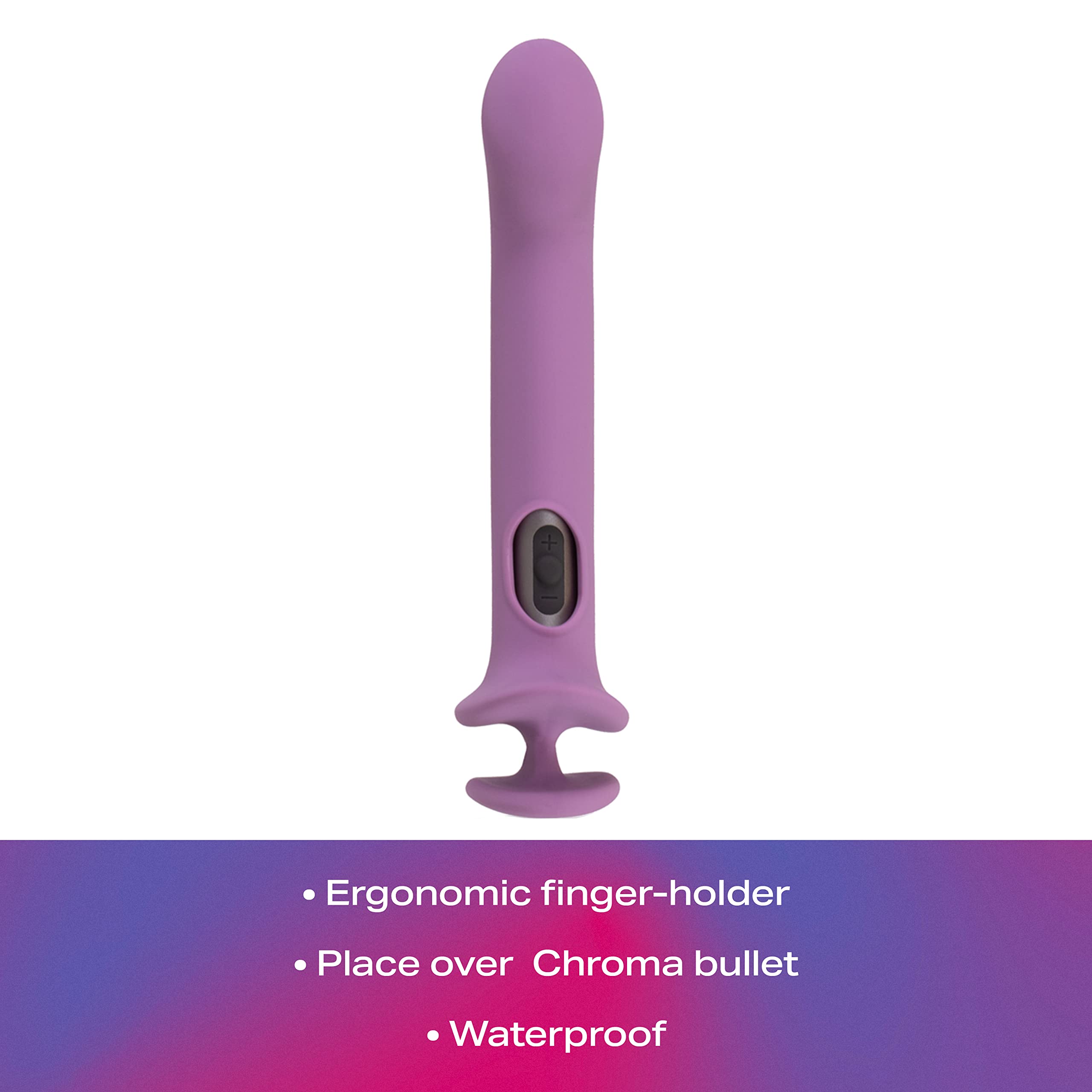 Amazon.com: JIMMYJANE Chroma Sleeve 2 Vibrator Sleeve with Ergonomic  Finger-Holder Base, Designed for Chroma Bullet Vibrator, Silicone,  Latex-Free & Phthalate-Free, & Bath-Friendly : Health & Household