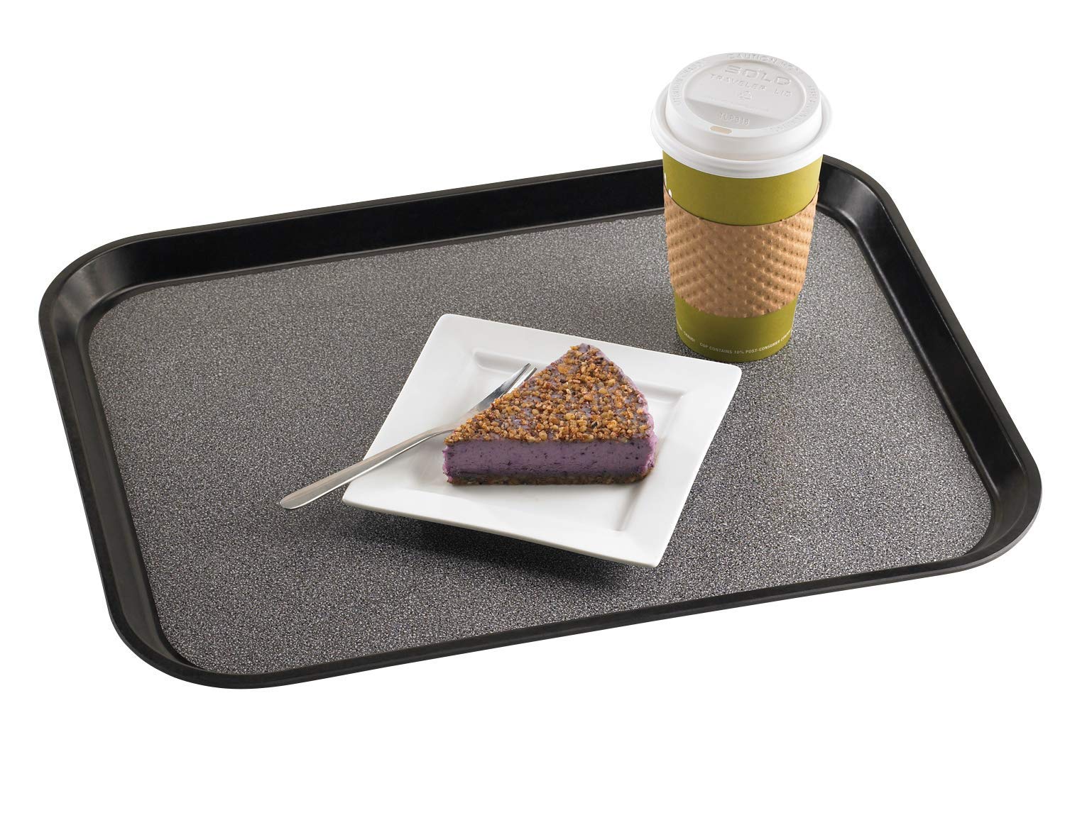 Cambro 1520VC382 - Bandeja Antideslizante Versa de 15 x 20 Pulgadas, Caja de 12 Unidades, Color Negro