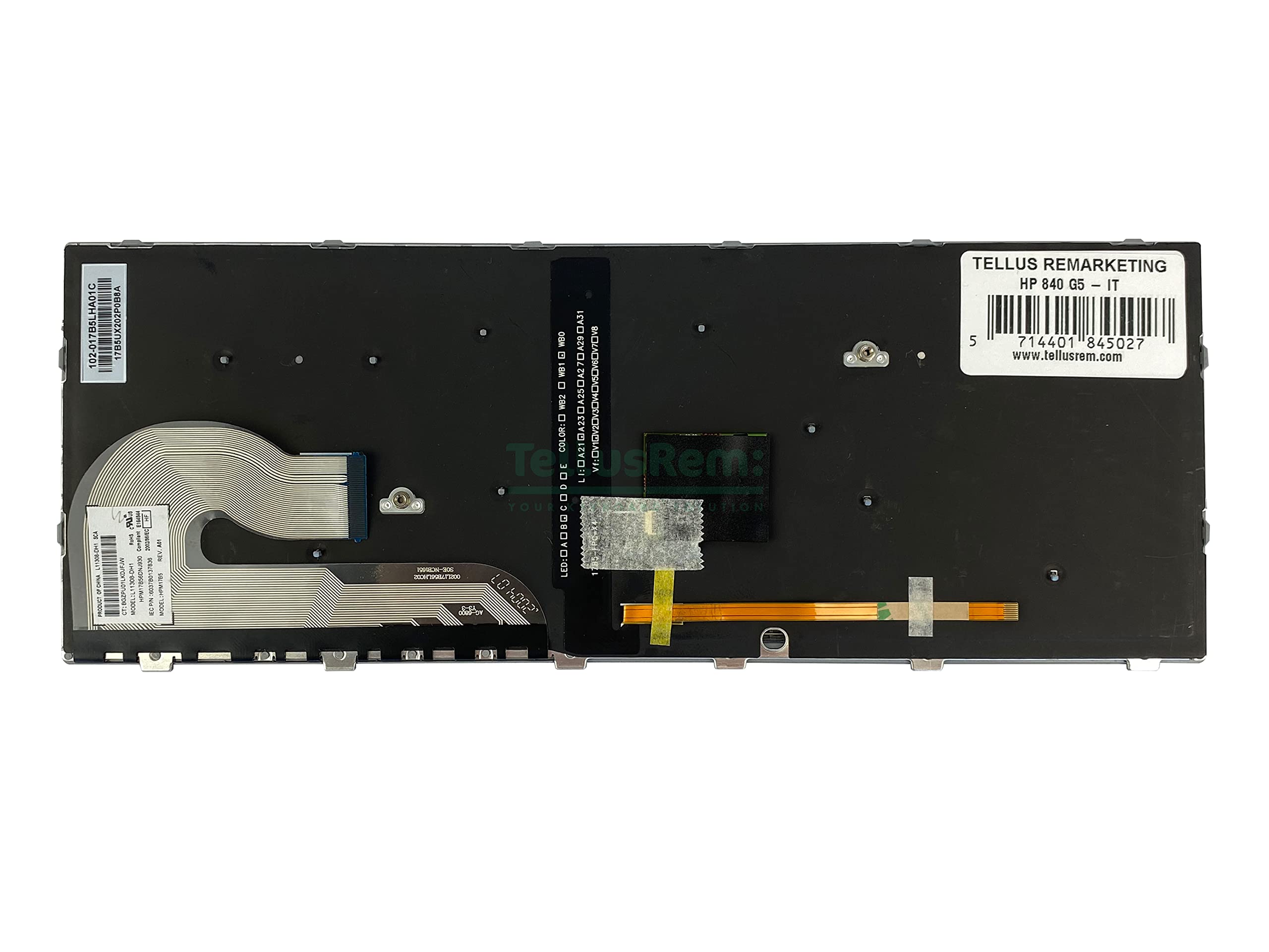 sostituzione della tastiera Italiano retroilluminata per HP 840 G5, 840 G6, 745 G5, 745 G6, ZBook 14u G5, 14u G6