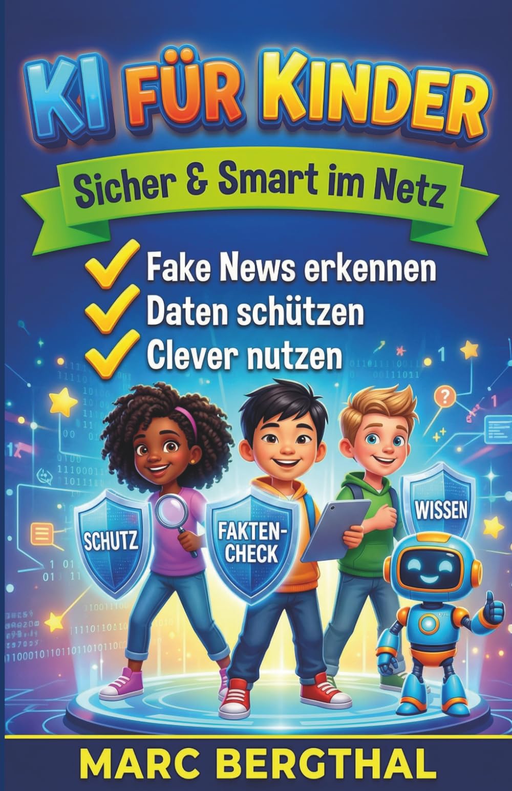 KI für Kinder: Sicher & Smart im Netz: Fake News erkennen, Daten schützen und KI clever nutzen – Der Ratgeber für schlaue Kids