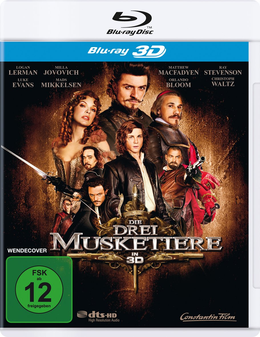DIE DREI MUSKETIERE (3D S - MO [Blu-ray] [2011]