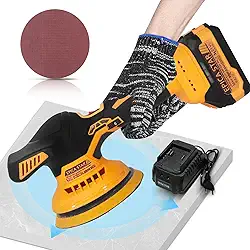 Epica Star Politriz Orbital Sem Fio, 21V, 3000mAh, 6 Velocidades, Disco 150mm, Para Polimento Automotivo, Mármore, Móveis e Pisos