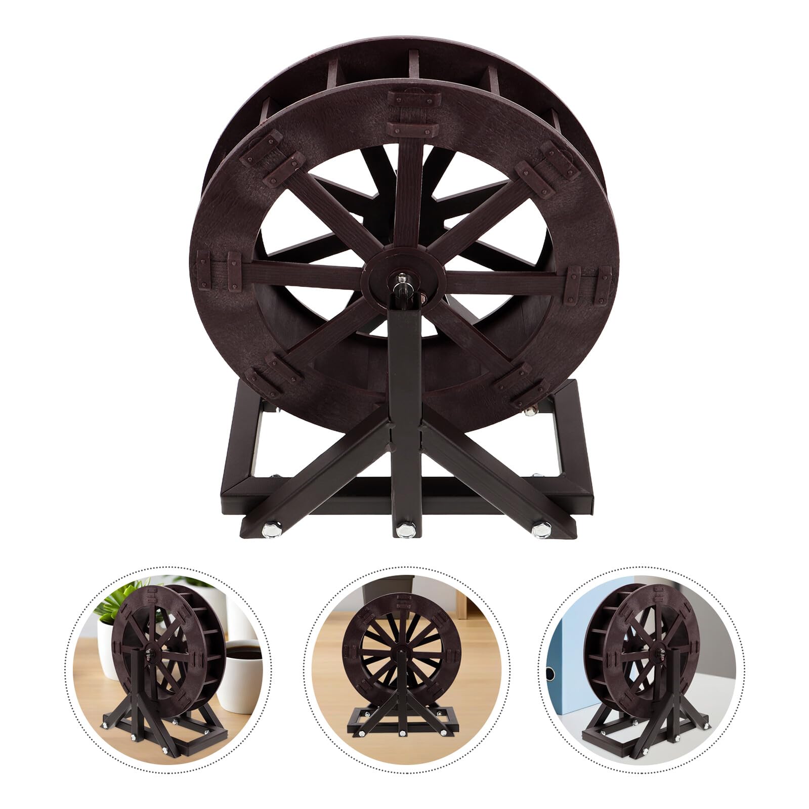 Miniature Waterwheel For Aquariums Plastic Fish Tank Water Mill DIY Landscape Decor Tabletop Fountain Accessory