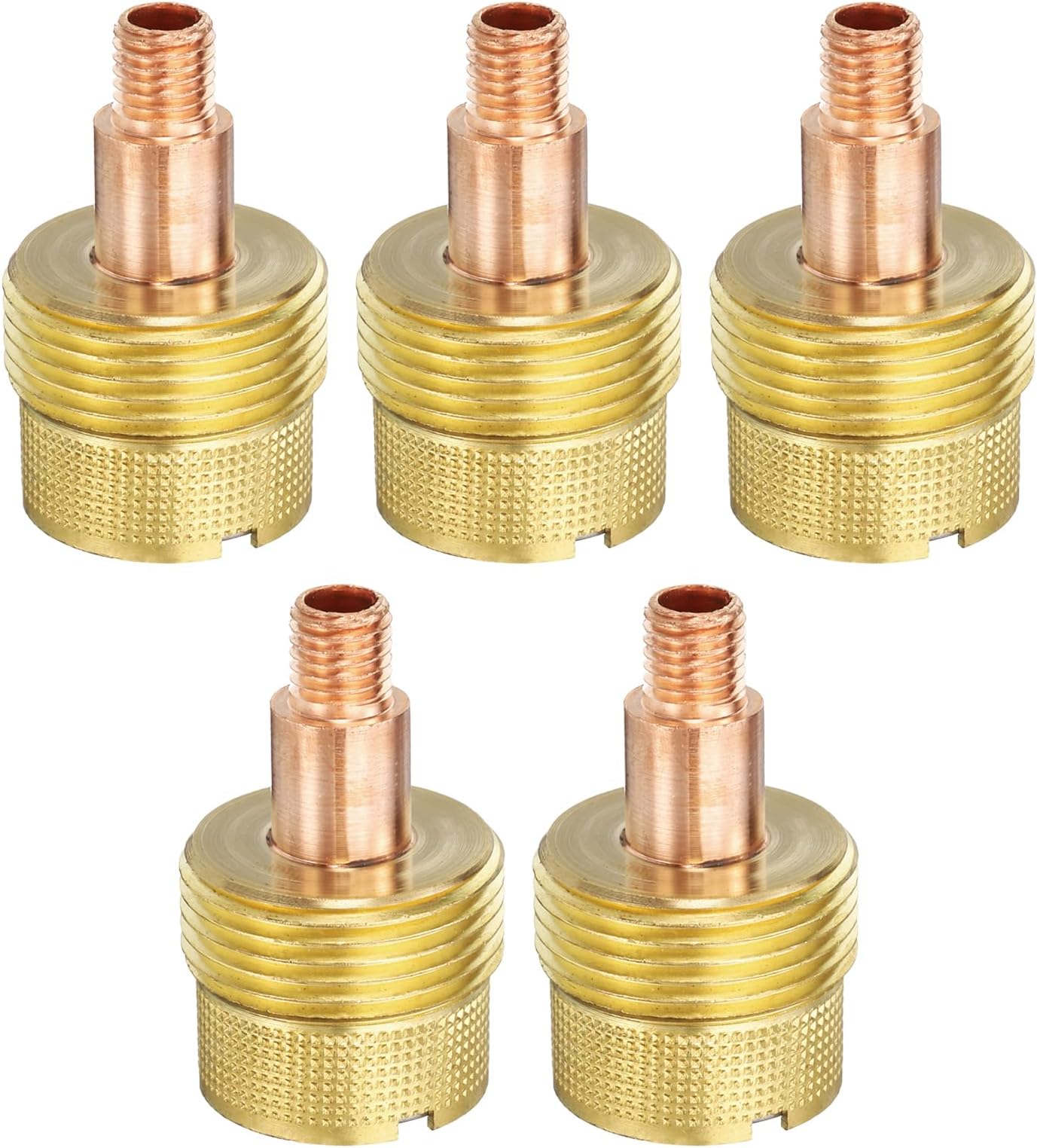 HARFINGTON 5pcs Gas Lens Collet Body 995795S 1/8" Welding Torch Consumables Kit for TIG Welding Torch WP-17/18/26 Series